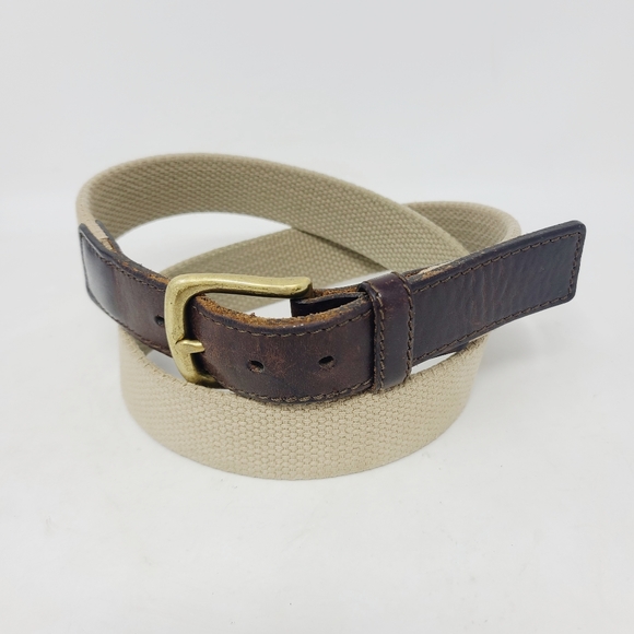 brooks brothers mens canvas belts